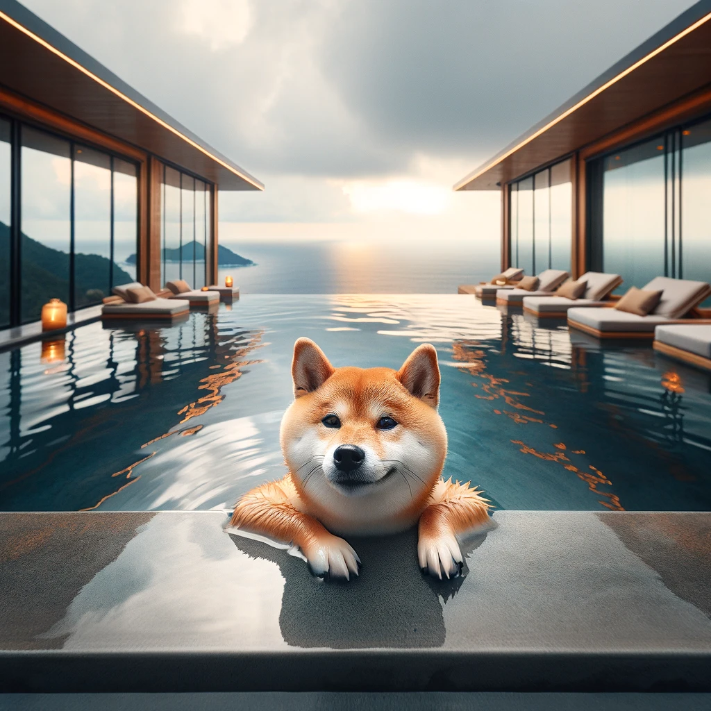 Jiro, the Rich Shiba Inu: Master of Luxury and His Favorite Hotel Villa ...